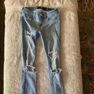 Hollister low rise jeggings 00R